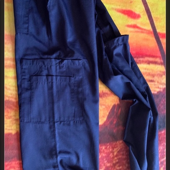 DAGACCI SCRUB PANTS SMALL NAVY NEW WITH TAG - Picture 9 of 11